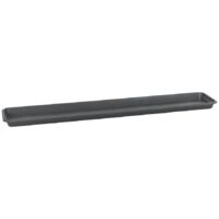 Florus Soucoupe Universelle Rectangulaire S80 - Gris - L 77 x B 15.2 x H 0 cm - extérieur - 100% recyclé
