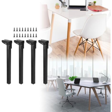 Lot de 4 pieds de table pliables Pieds de table rabattables 40 cm (1/5)