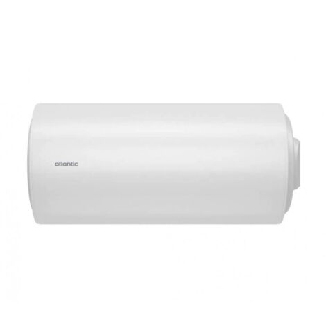 Atlantic – Chauffe-eau à accumulation 100L horizontal mural – Résistance blindée avec anode magnésium – Raccordement dessous – Dimensions 840x530x550mm (1/7)