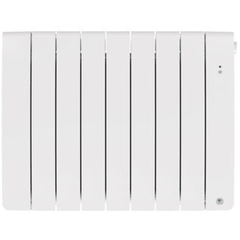 Thermor – Radiateur à inertie fluide horizontal 1250W blanc brillant – Corps en aluminium 100% recyclé – Programmable avec application Cozytouch – 493824 (1/10)