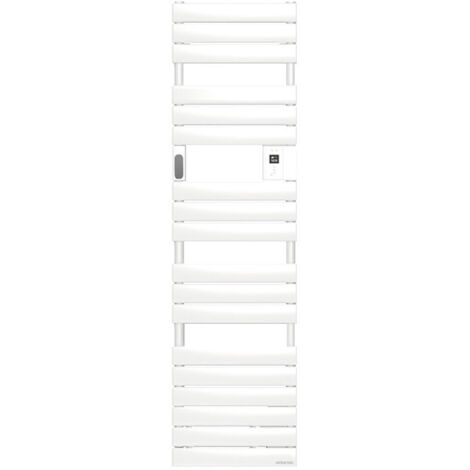 Sèche serviettes électrique connecté sans soufflerie 750W ADÉLIS étroit digital blanc carat ATLANTIC 861927