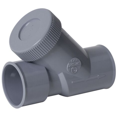Nicoll – Clapet anti-retour PVC 32 mm – Filetage plomberie pour évacuation des eaux usées – Empêche la remontée des eaux usées