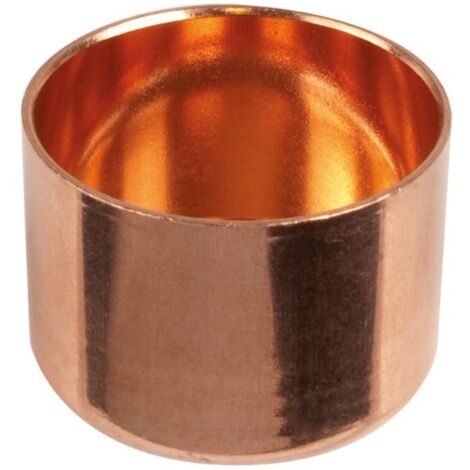 Bouchon cuivre rond à souder - Femelle - diamètre 54 mm