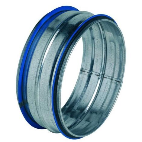 Aldes – Raccord VMC M D125 – Raccord galva pour conduits – Configuration optimale pour espaces confinés – 11098162 (1/4)
