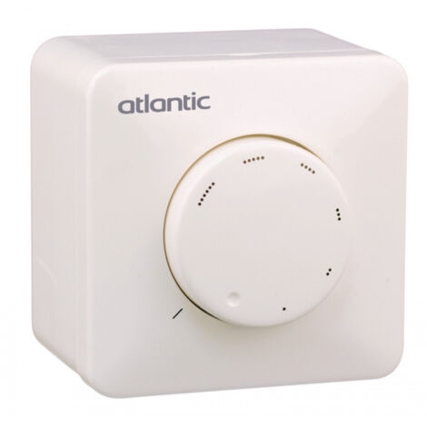 Atlantic – Variateur de vitesse pour VMC simple flux – Moteur EC – Débit max 300m³/h – IP54 – Potentiomètre en façade