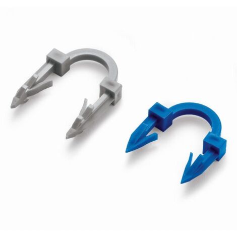 Rehau – Agrafe de fixation medium grise 50 mm pour tubes 16/20 mm – Boîte de 400 pièces – 13406031001 (1/3)