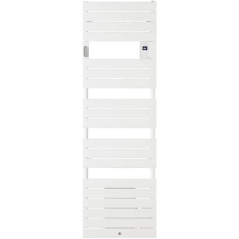 Thermor – Sèche-serviette électrique Riviera 2 mixte 2000W – Soufflerie 1000W – Programmable et connecté – Blanc brillant – Dimensions 1777x556x135mm