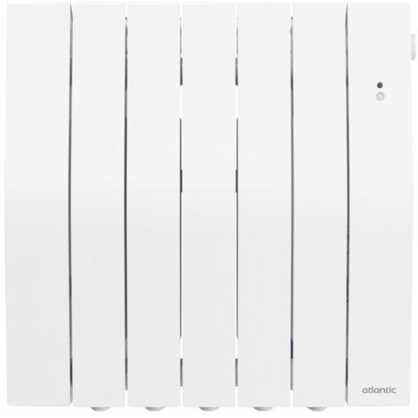 Atlantic – Radiateur à inertie 750W horizontal connecté – Détection automatique – Pilotage intelligent – 602x604x145mm – 500608 (1/5)