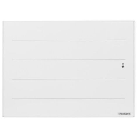 Thermor – Radiateur électrique chaleur douce horizontal 1000W – Aluminium ultra plat – Connecté avec détection d'occupation – Pilotage à distance