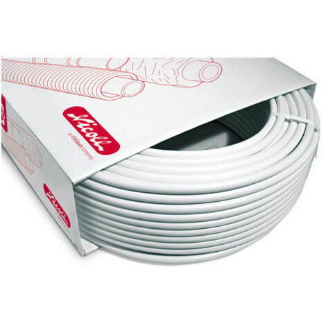 Nicoll – Tube multicouche PER Ø16 en couronne de 100m – Résistance à la corrosion – Barrière anti-oxygène – Amortissement acoustique (1/2)