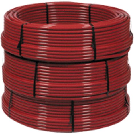 TUBE PER NU ROUGE Ø16 - APPLICATION CHAUFFAGE SEULEMENT Couronne de 600m