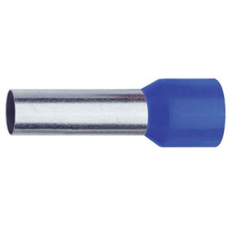 Embout simple d'extrémité de câble Klauke 17816 25 mm² x 16 mm partiellement isolé noir 50 pc(s) (1/2)