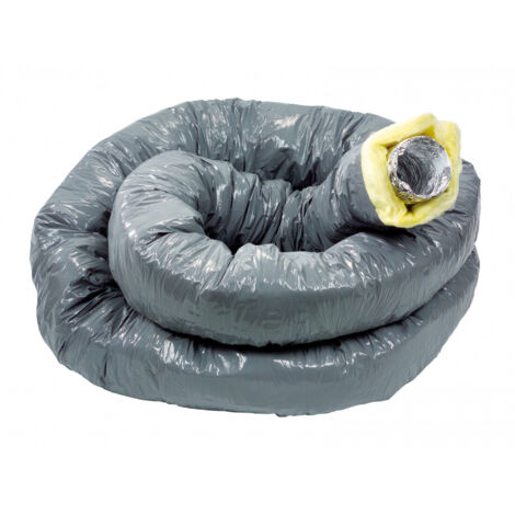 Atlantic – Gaine VMC souple aluminium isolée 25mm – Isolation performante – Type T CR – Pour espaces confinés (1/3)