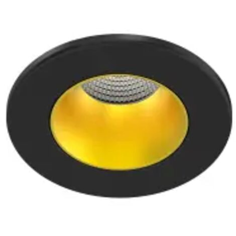 spot encastré à led - aric ef8 - 7w - cct - 3-4000k - noir / doré - aric 11032 (1/5)