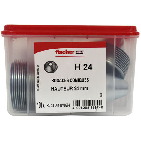 Rosace conique hauteur de 30 mm, boite de 100 pièces (1/4)