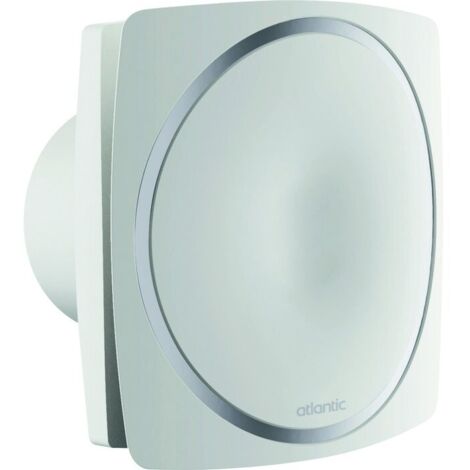 Atlantic – Extracteur d'air continu hygro 120mm – Débit 45/135 m3/h – Pour salle de bains ou cuisine – 2 allures – Aérateur permanent (1/6)