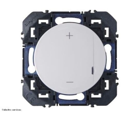 Legrand – Variateur de lumière 2 fils 125W pour LED – Sans neutre – Variation fluide – Idéal rénovation – Dooxie