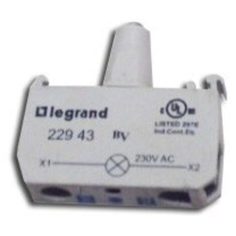 Tete pour bloc led 230v bleu vis Acs OSMOZ LEGRAND 022943 (1/3)