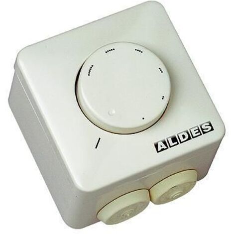Aldes – Variateur de lumière complet 1.5A – Contrôle précis pour systèmes mono – Intensité maximale 1.5A – Pour ventilation mécanique contrôlée