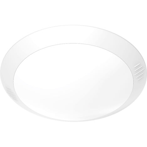 DORIAN Applique Plafonnier Hublot Salle d'Eau rond E27 13W 120° IP66 IK10 ARIC 51748 (1/5)
