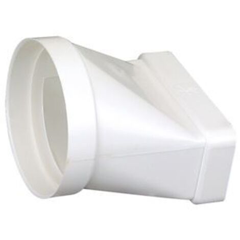 Atlantic – Raccord VMC mixte droit 55 x 110 vers 100 mm rond – Assemblage rapide – Étanchéité garantie – 460005 (1/5)