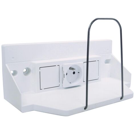 Michaud – Coffret de communication zone attenante compacte – Connectique RJ45 et RJ11 – Installation facile pour box internet et domotique (1/3)