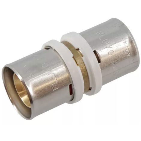 Nicoll – Manchon multicouche à sertir égal Ø26 – Raccord en laiton CW617 N – Longueur 66 mm – Joints EPDM pour étanchéité renforcée (1/4)