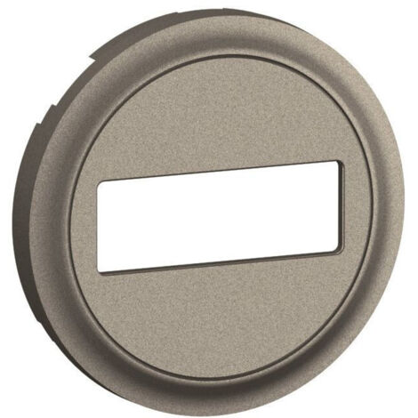 Enjoliveur prise optique SC/APC Céliane - Titanium (CT0320) (1/2)