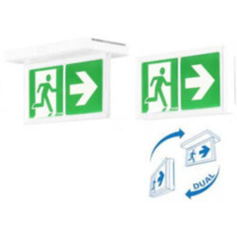 Bloc autonome d'éclairage de sécurité Ultraled 2 – 45 lumens – Indice de protection IP43 – Montage en saillie pour bureaux et commerces – Cooper (1/10)