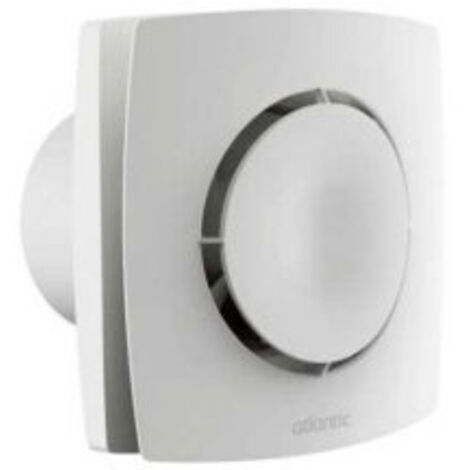 Atlantic – Extracteur d'air Curv Flash 120 T – VMC simple flux 170 m3/h – Niveau sonore 37 dB – Installation murale ou plafond – 123247 (1/5)