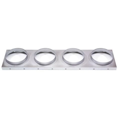 Atlantic – Bride de reprise 4 piquages Ø 200 mm – Acier pour conduits souples – Ventilation optimisée – Compatible ARY 36-45 UUAN (1/3)