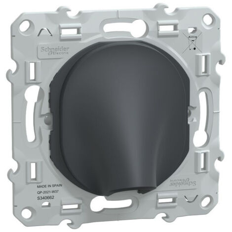 Schneider Electric – Sortie de câble 16A pour câbles 6 à 12 mm – Couverture peinture – Usage intérieur – S340662 (1/6)
