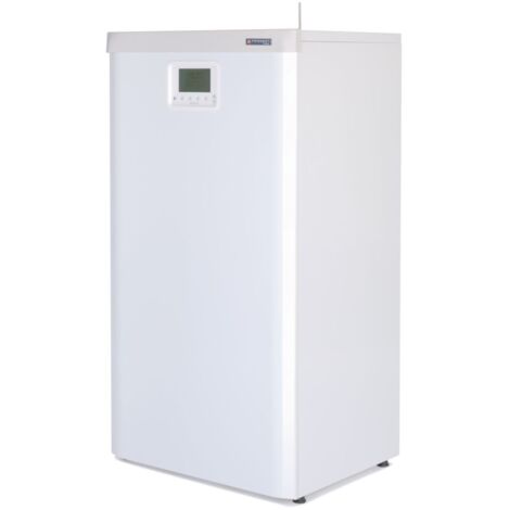 Frisquet – Chaudière gaz à condensation au sol 32 kW – Corps de chauffe Duostep® – Brûleur modulant FlatFire® – Évacuation 60/100 mm – A4AL32050