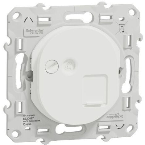 prise rj45 - catégorie 6a - stp - blanc - schneider electric s320477 (1/5)
