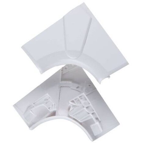 Legrand – Angle intérieur pour goulotte électrique Mosaic 50x80mm – Angle variable 80° à 100° – Installation rapide – 75621