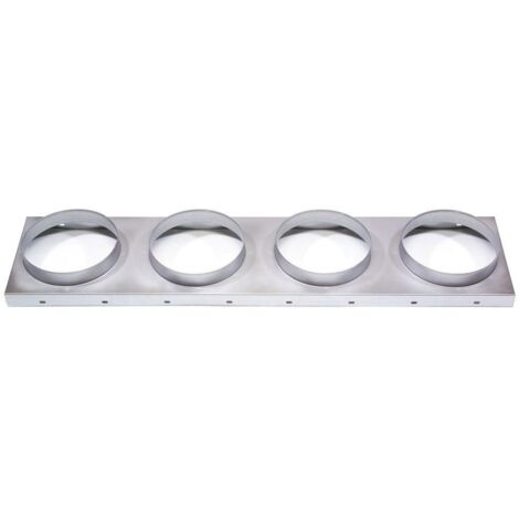 Atlantic – Piquage 200mm 809803 – Lot de 4 – Acier galvanisé pour climatiseurs gainables – Compatible modèles ARYG 24 à 45 (1/5)