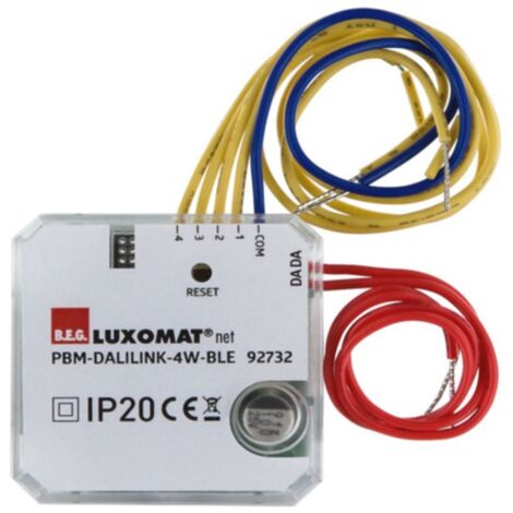 PBM-DALI-LINK-4W-BLE module de BP DALI avec 4 entrées binaires et 1 passerelle LUXOMAT 92732 (1/2)