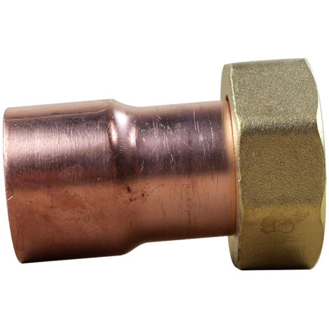 Douille droite écrou prisonnier 359 GCL Femelle 1"1/4(33/42) - Tube Cuivre Ø32 (1/3)