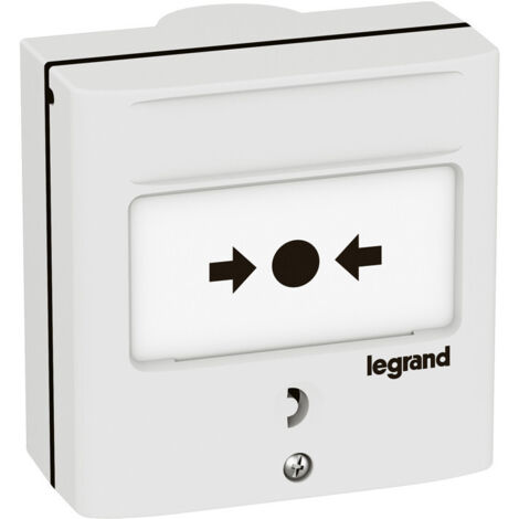 Legrand – Dispositif de commande pour coupure – Contact NO/NF 6A 250VA – Installation en saillie ou encastrée – IP40 – LEG138071 (1/2)