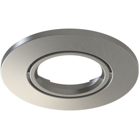 Collerette clipsable pour encastré EDOS couleur : nickel ARIC 11062 (1/2)