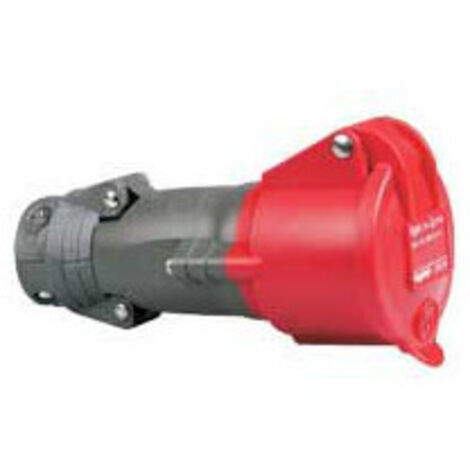 prise droite femelle 16 ampères 3p+t ip44 rouge - legrand hypra 52283 (1/3)