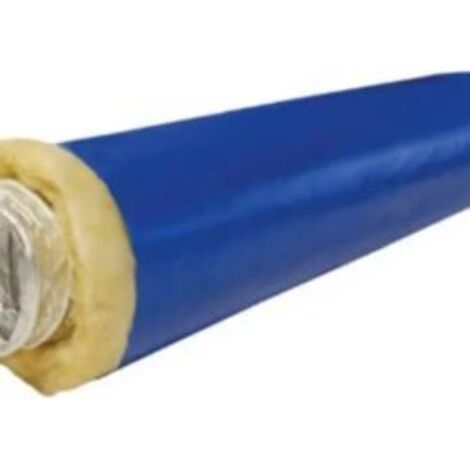 Atlantic – Conduit souple renforcé 80 mm – Gaine VMC – Longueur 10 m – Isolation laine de verre 25 mm – Aluminium et polyester (1/2)