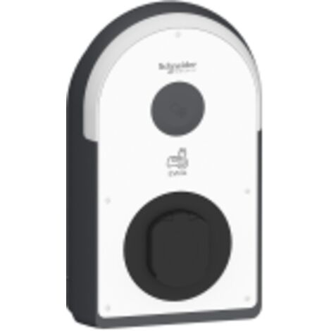 Schneider Electric – Chargeur EVlink Pro AC 7,4 kW 32A – 1 prise T2S – RDC-DD 6 mA – IP55 – Installation murale ou sur pied – EVB3S07N4A (1/2)