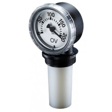 Oventrop – Jauge mécanique pour chauffage central – Réglage progressif – Hauteur de cuve 0 à 200 cm – Mesure précise des niveaux de liquide