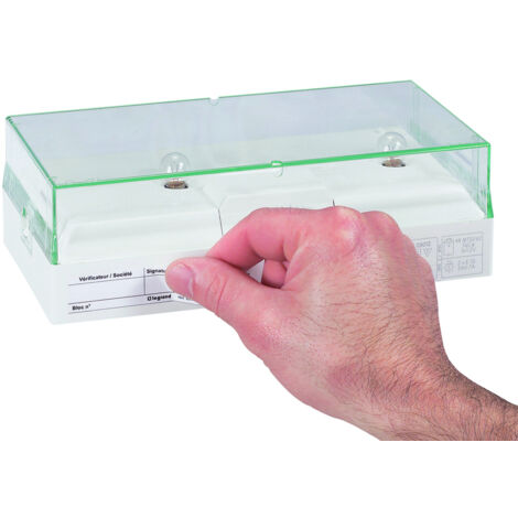 Legrand – Étiquette de maintenance pour BAES, BAES+BAEH, BAEH – Dimensions 20 x 70 mm – Écriture avec toutes les encres – Conforme NF C 71-830 (1/2)