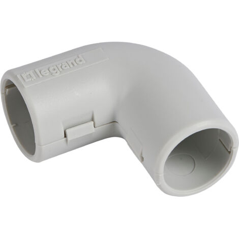 Coude équerre 90° IP40 Ø20mm gris RAL7035 LEGRAND 651612 (1/2)