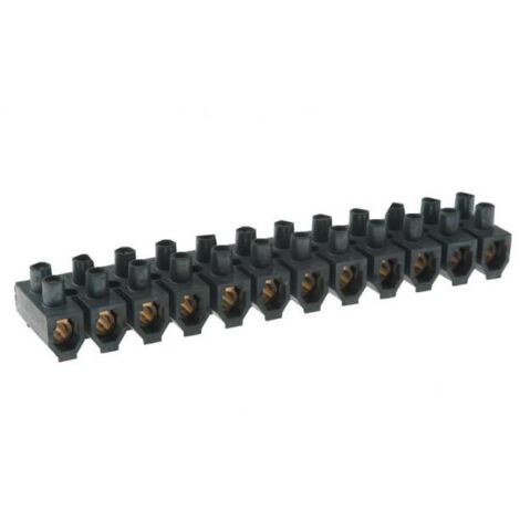 Barrette de connexion à vis 25 mm² noire - L'EBENOID (1/2)