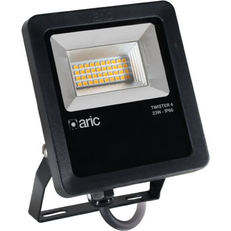 Aric – Projecteur LED TWISTER 4 23W 3000K – Flux lumineux 3450lm – IP66 IK08 – Durée de vie 50000h – Angle 90°