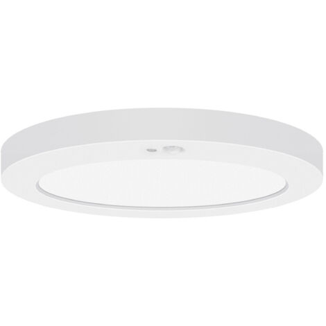 plafonnier à led - rond - 18w - cct - avec détecteur pir - aric 50959 (1/4)
