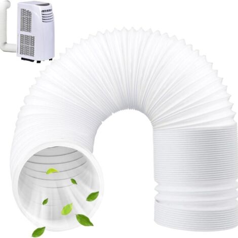 Ulisem Tuyau Climatiseur Mobile, Tuyau D'évacuation D'air En Pvc Flexible Tube De Ventilation Unive (1/5)